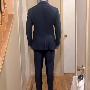 Linen : Wool Polo suit